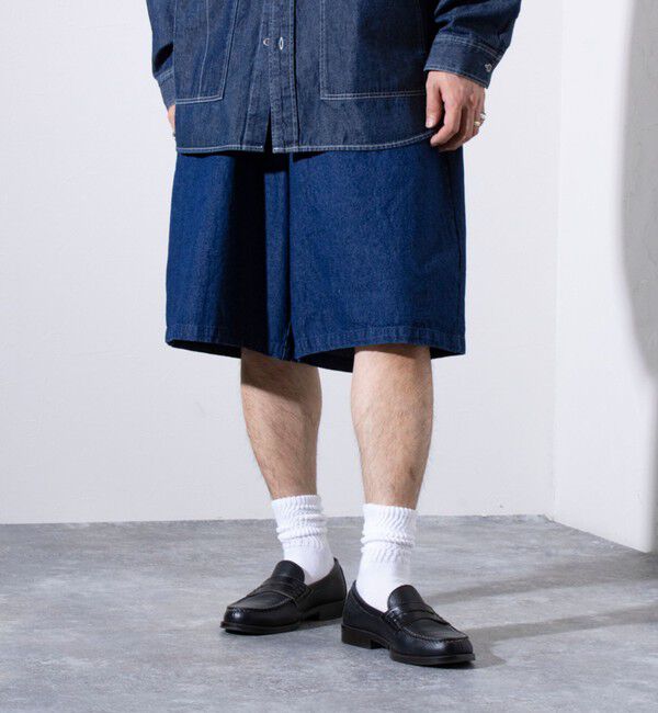 GLOSTER「【GLOSTER/グロスター】8オンスデニム ワイドショートパンツ ハーフパンツ」|その他|