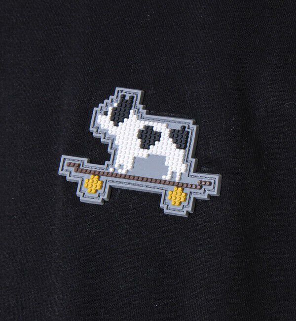 GLOSTER「【GLOSTER/グロスター】デジブル 七分袖Tシャツ ドット刺繍」|Tシャツ・カットソー|