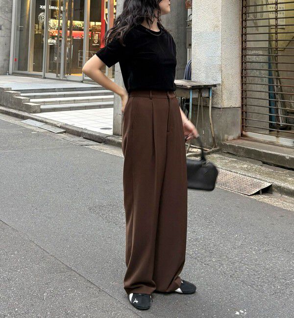 fredy emue「ベロア半袖Tシャツ」|Tシャツ・カットソー|