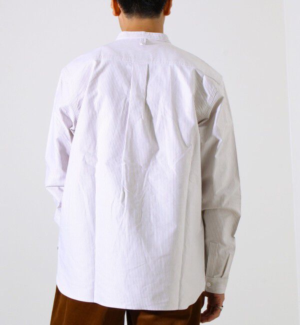 GLOSTER「【シーズンレス】【GEVACO】オックスバンドカラーシャツ」|シャツ・ブラウス|
