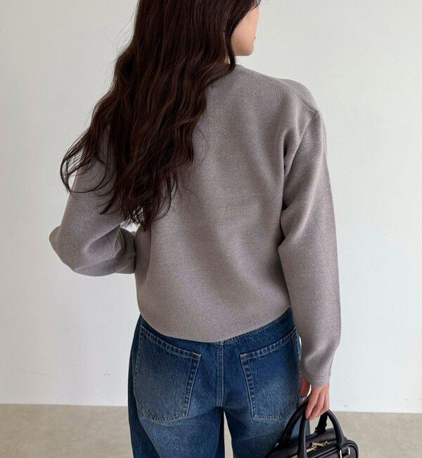 fredy emue「FR刺繍スウェットニットプルオーバー」|ニット・セーター|