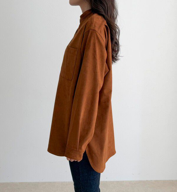 fredy emue「【LANCER CLOTHING CORPORATION】STANDCOLLAR SHIRTS SUEDE」|シャツ・ブラウス|