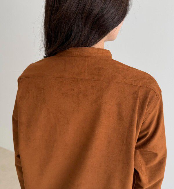 fredy emue「【LANCER CLOTHING CORPORATION】STANDCOLLAR SHIRTS SUEDE」|シャツ・ブラウス|