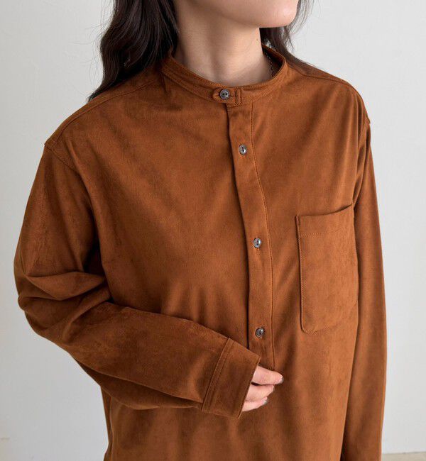 fredy emue「【LANCER CLOTHING CORPORATION】STANDCOLLAR SHIRTS SUEDE」|シャツ・ブラウス|