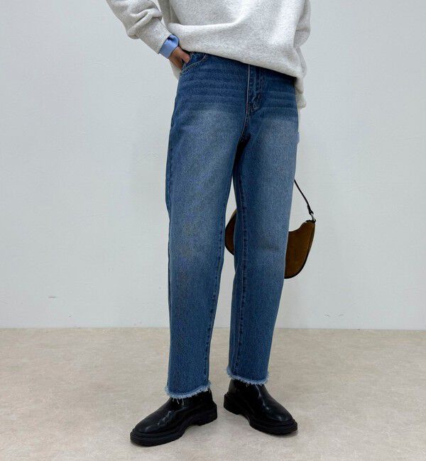 fredy emue「カットオフデニムパンツ」|デニム|