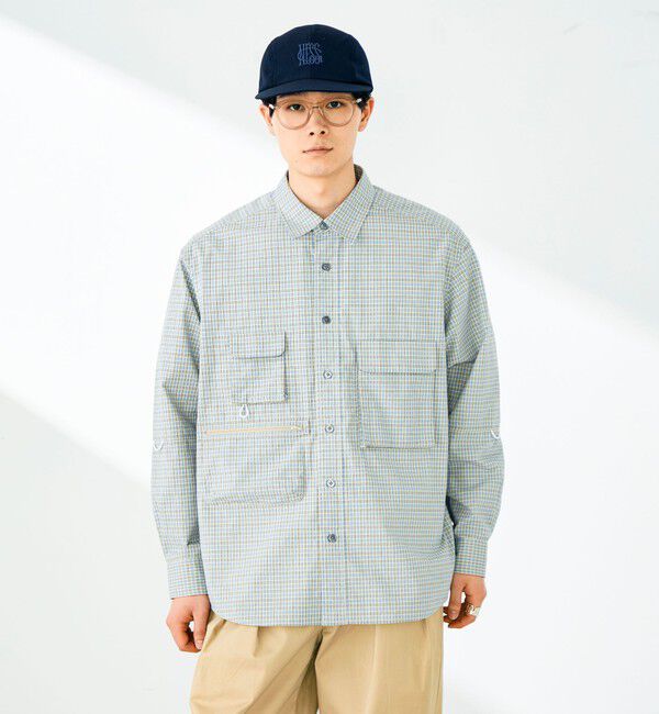 GLOSTER「【ギアディテール】チェック フィッシングシャツ」|シャツ・ブラウス|