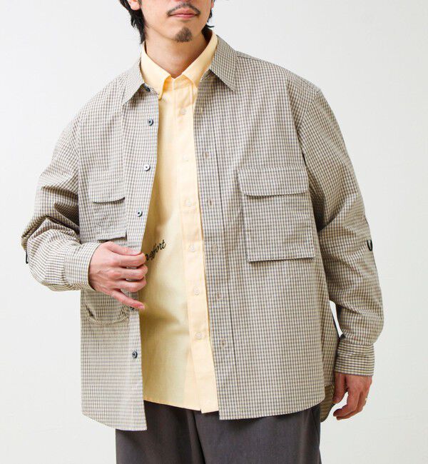 GLOSTER「【ギアディテール】チェック フィッシングシャツ」|シャツ・ブラウス|