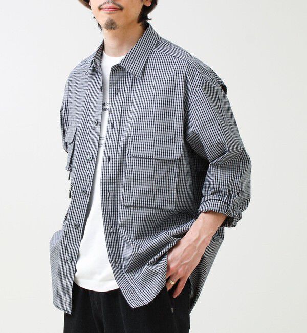 GLOSTER「【ギアディテール】チェック フィッシングシャツ」|シャツ・ブラウス|