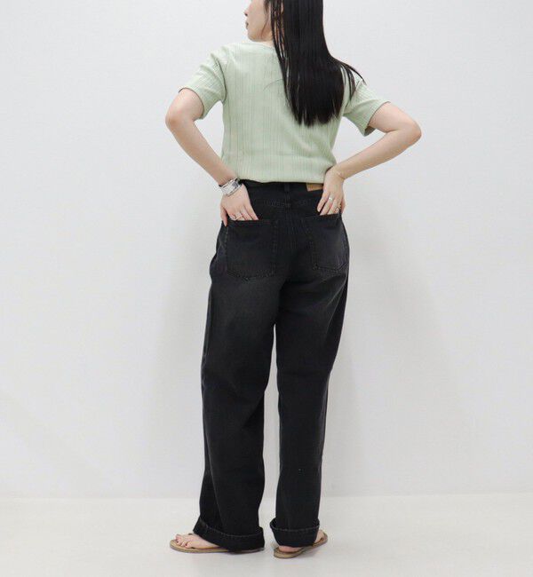 fredy emue「ランダムテレコ5分袖Tシャツ」|Tシャツ・カットソー|