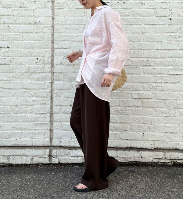 fredy emue「LINEN100 2WAYカシュクールシャツ」|シャツ・ブラウス|