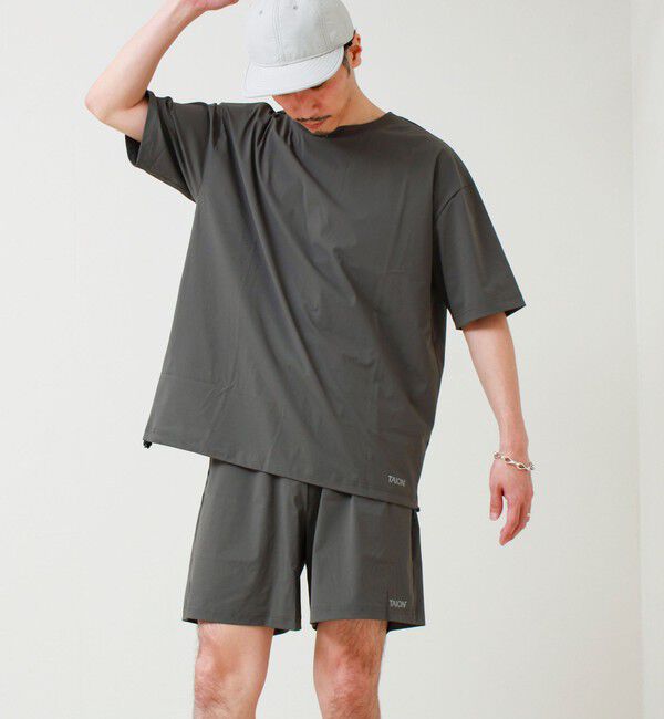 GLOSTER「【GLOSTER&times;TAION】機能素材 ワンマイルセットアップ（Tシャツ＋ショーツ）」|Tシャツ・カットソー|