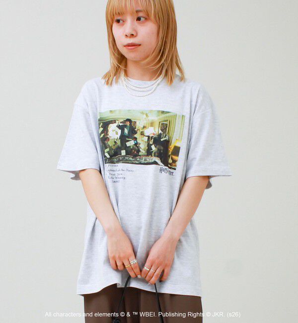GLOSTER「【GOOD ROCK SPEED &times; GLOSTER】別注 / HARRY POTTER / Tシャツ」|Tシャツ・カットソー|グレー系その他