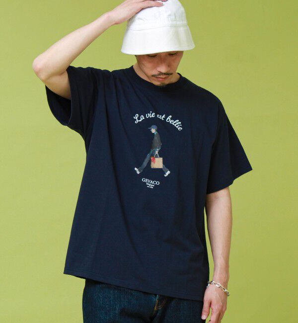 GLOSTER「【GEVACO/ゲバコ】プリントＴシャツ」|Tシャツ・カットソー|