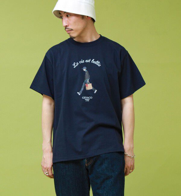 GLOSTER「【GEVACO/ゲバコ】プリントＴシャツ」|Tシャツ・カットソー|