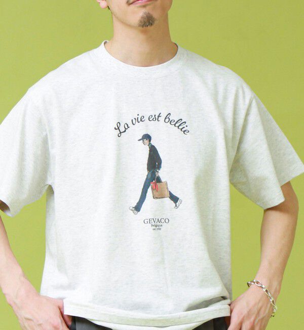 GLOSTER「【GEVACO/ゲバコ】プリントＴシャツ」|Tシャツ・カットソー|