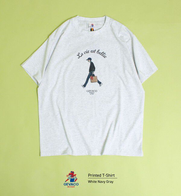 GLOSTER「【GEVACO/ゲバコ】プリントＴシャツ」|Tシャツ・カットソー|