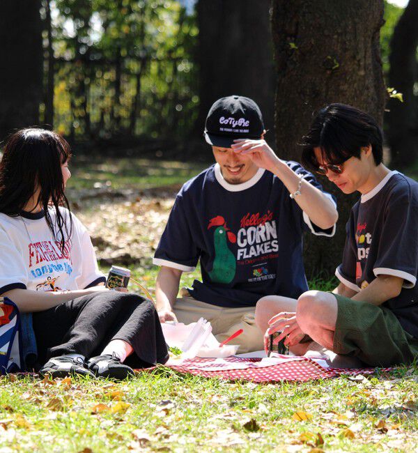 GLOSTER「【FTL &times; KELLOGGS】RINGER T-SHIRT」|Tシャツ・カットソー|
