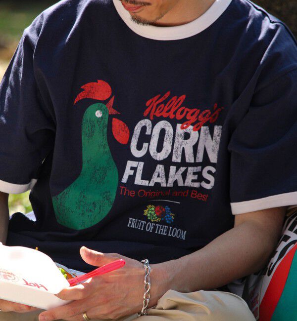 GLOSTER「【FTL &times; KELLOGGS】RINGER T-SHIRT」|Tシャツ・カットソー|