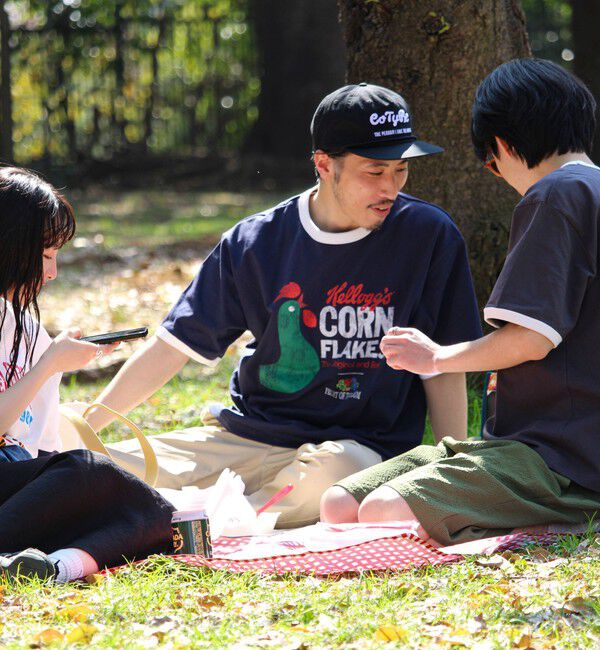 GLOSTER「【FTL &times; KELLOGGS】RINGER T-SHIRT」|Tシャツ・カットソー|