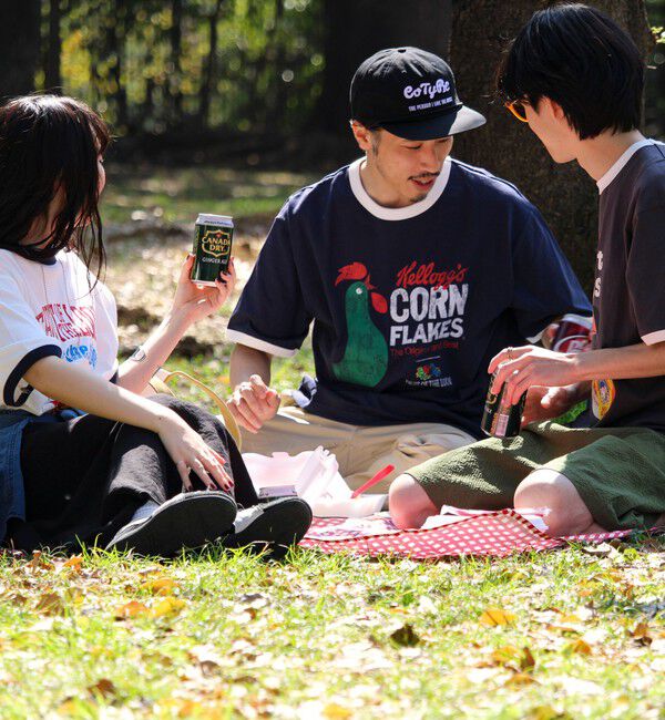 GLOSTER「【FTL &times; KELLOGGS】RINGER T-SHIRT」|Tシャツ・カットソー|