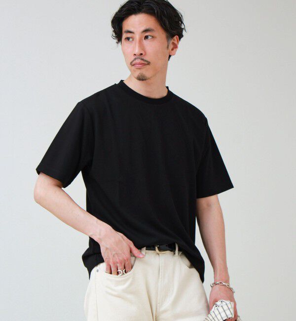 GLOSTER「【抗菌防臭/ビジカジ対応】ポンチ素材 ジャケＴ」|Tシャツ・カットソー|