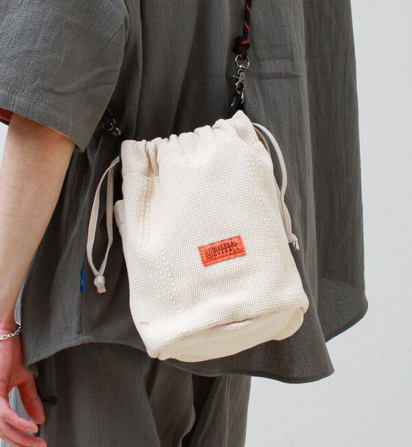 GLOSTER「【UNIVERSAL OVERALL】Summer knit purse」|ショルダー・メッセンジャー|