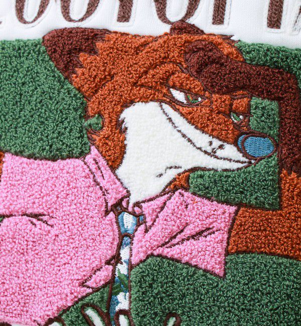 GLOSTER「【ZOOTOPIA/ズートピア】ニック＆ジュディ サガラ刺繍クルースウェット 裏起毛」|スウェット・ジャージ|