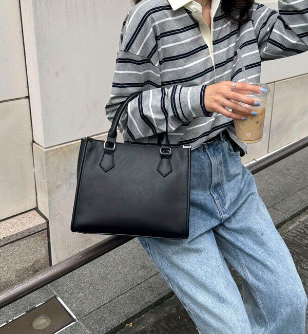 fredy emue「パイピングスクエアボストンバッグ」|ボストンバッグ|