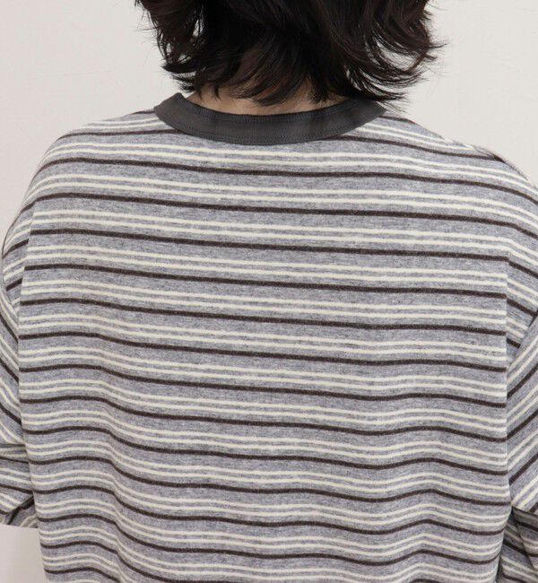 fredy emue「【GEVACO/ゲバコ】リンガーヘンリーボーダーロンTシャツ」|Tシャツ・カットソー|