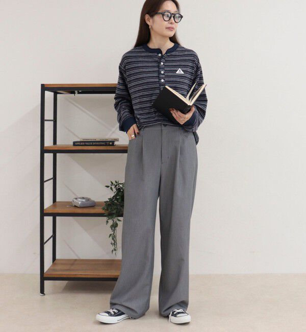fredy emue「【GEVACO/ゲバコ】リンガーヘンリーボーダーロンTシャツ」|Tシャツ・カットソー|