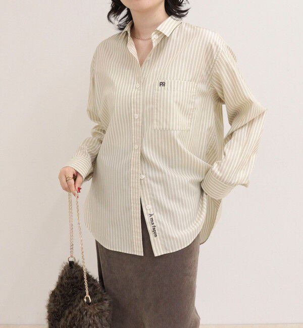 fredy emue「FR BASIC シャツ」|シャツ・ブラウス|ベージュ系その他