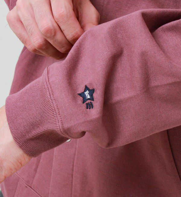 GLOSTER「【BOY BACK FANCY】裏配色  クルーネックカーディガン」|カーディガン|