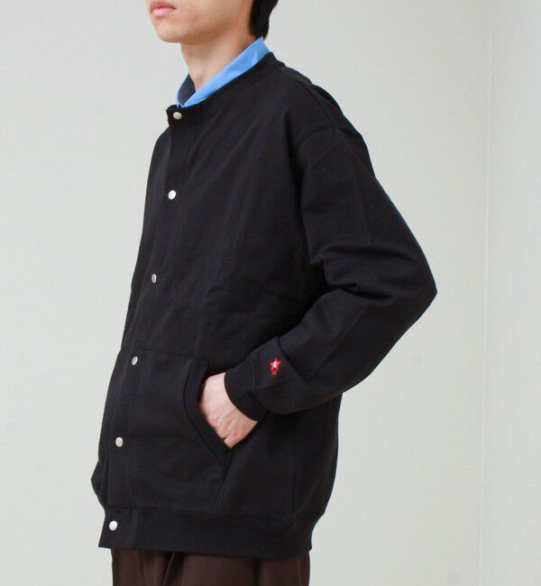 GLOSTER「【BOY BACK FANCY】裏配色  クルーネックカーディガン」|カーディガン|