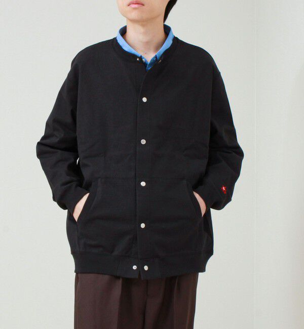 GLOSTER「【BOY BACK FANCY】裏配色  クルーネックカーディガン」|カーディガン|