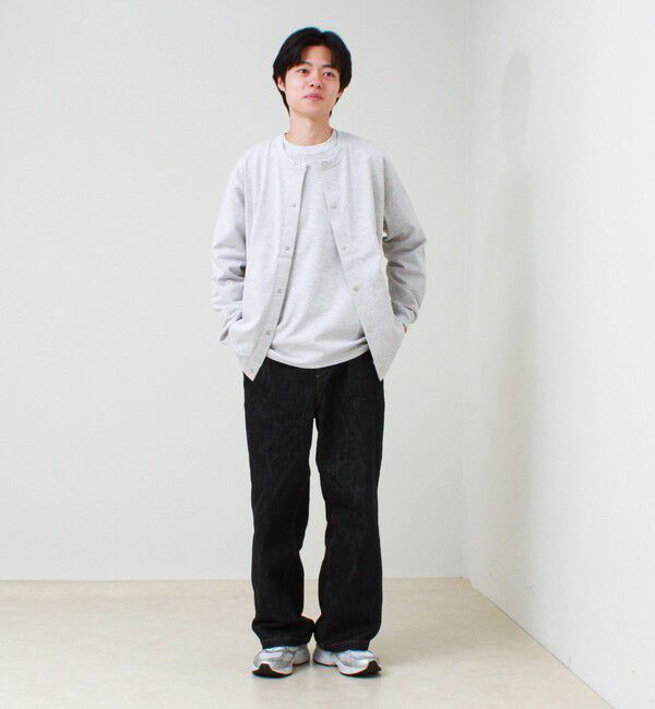 GLOSTER「【BOY BACK FANCY】裏配色  クルーネックカーディガン」|カーディガン|