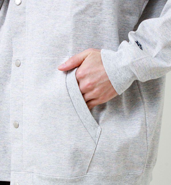 GLOSTER「【BOY BACK FANCY】裏配色  クルーネックカーディガン」|カーディガン|