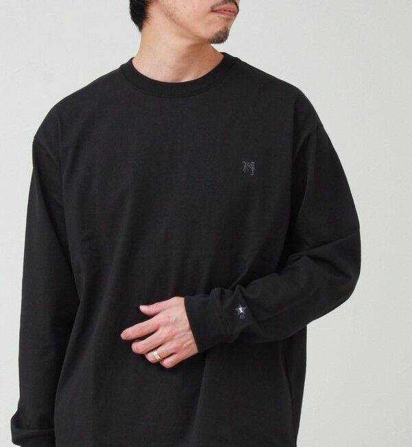 GLOSTER「【BOY BACK FANCY】裏配色 ロングスリーブTシャツ」|Tシャツ・カットソー|ブラック