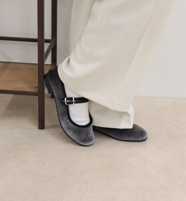 fredy emue「【JAVERFLEX/ジャバフレックス】ベロアメリージェーン」|ローファー|