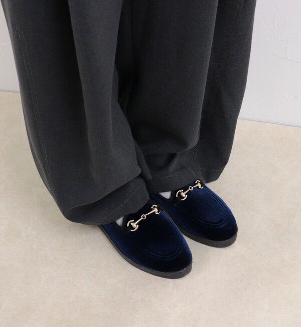 fredy emue「【JAVERFLEX/ジャバフレックス】ベロアビットローファー」|ローファー|