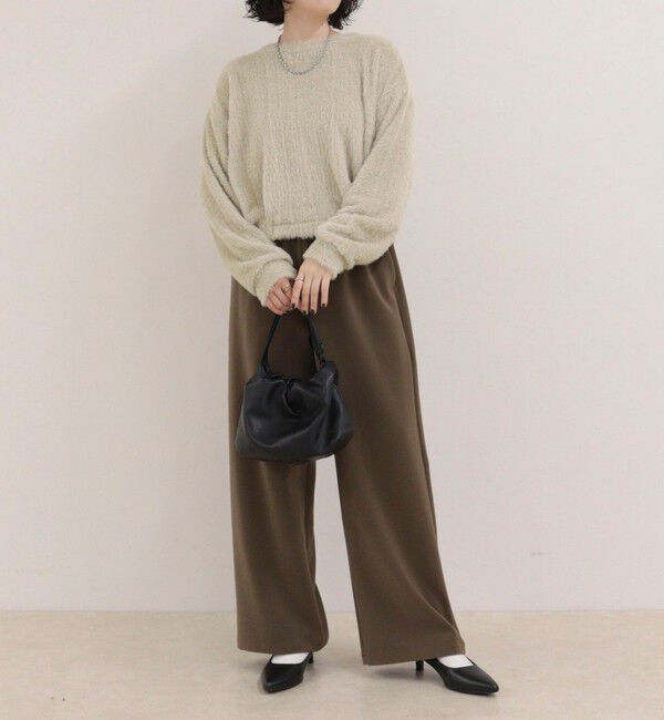 fredy emue「シャギー裾タックプルオーバー」|Tシャツ・カットソー|