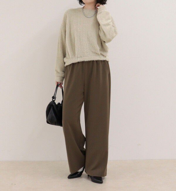 fredy emue「シャギー裾タックプルオーバー」|Tシャツ・カットソー|