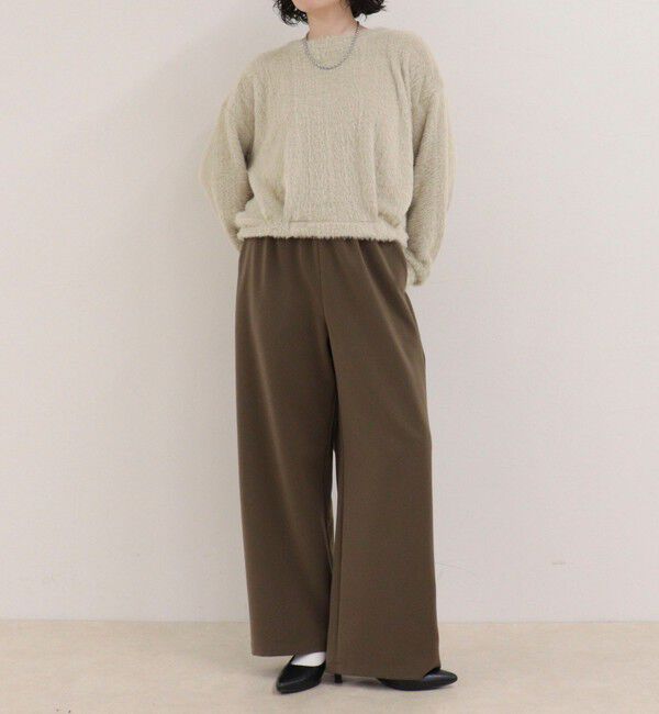 fredy emue「シャギー裾タックプルオーバー」|Tシャツ・カットソー|