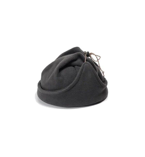 GLOSTER「【halo Commodity/ハロ コモディティー】Lock Flap Beanie」|キャップ・キャスケット|チャコールグレー