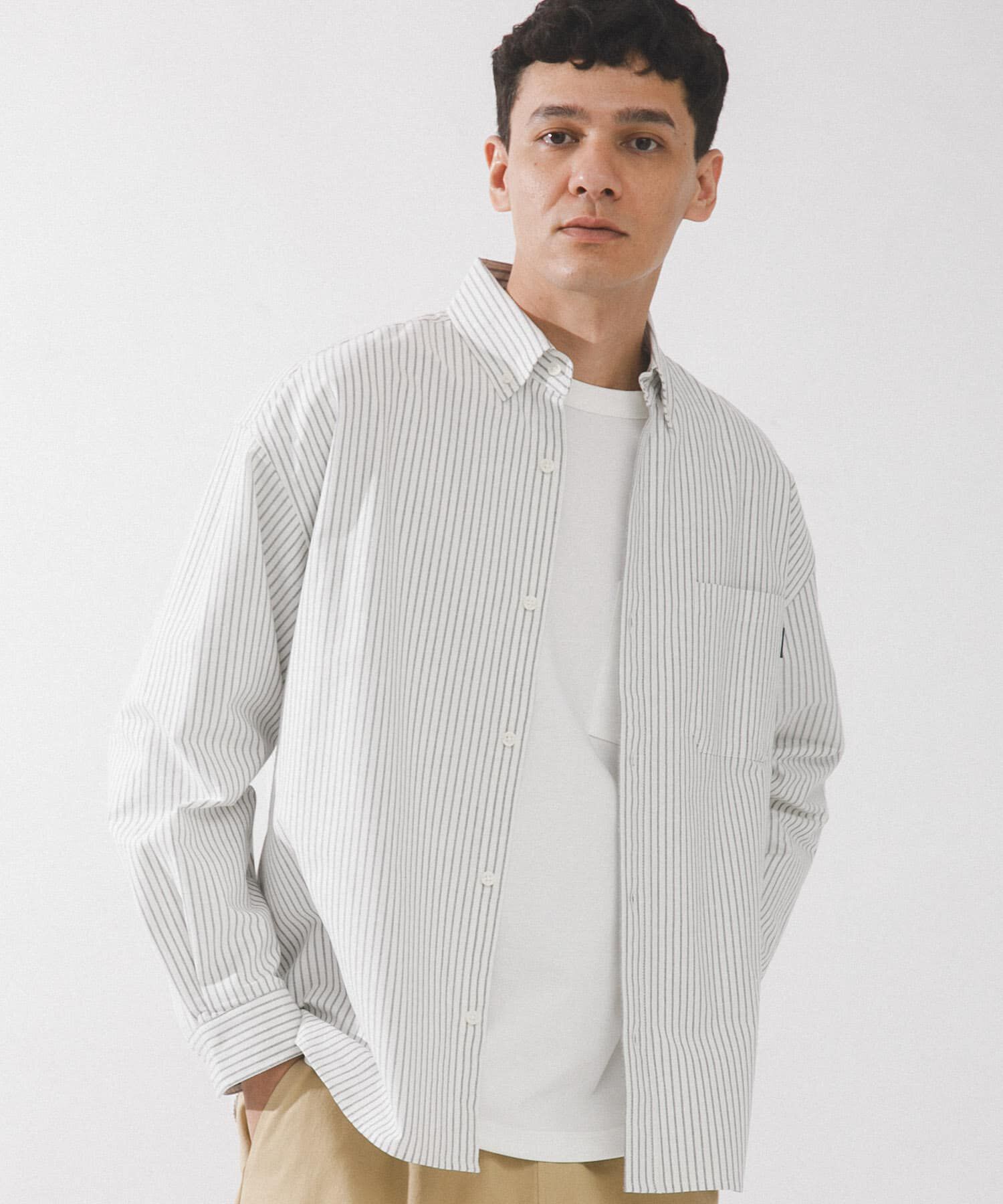 Sonny Label 「抗菌オックスボタンダウンオーバーシャツ」|シャツ・ブラウス|