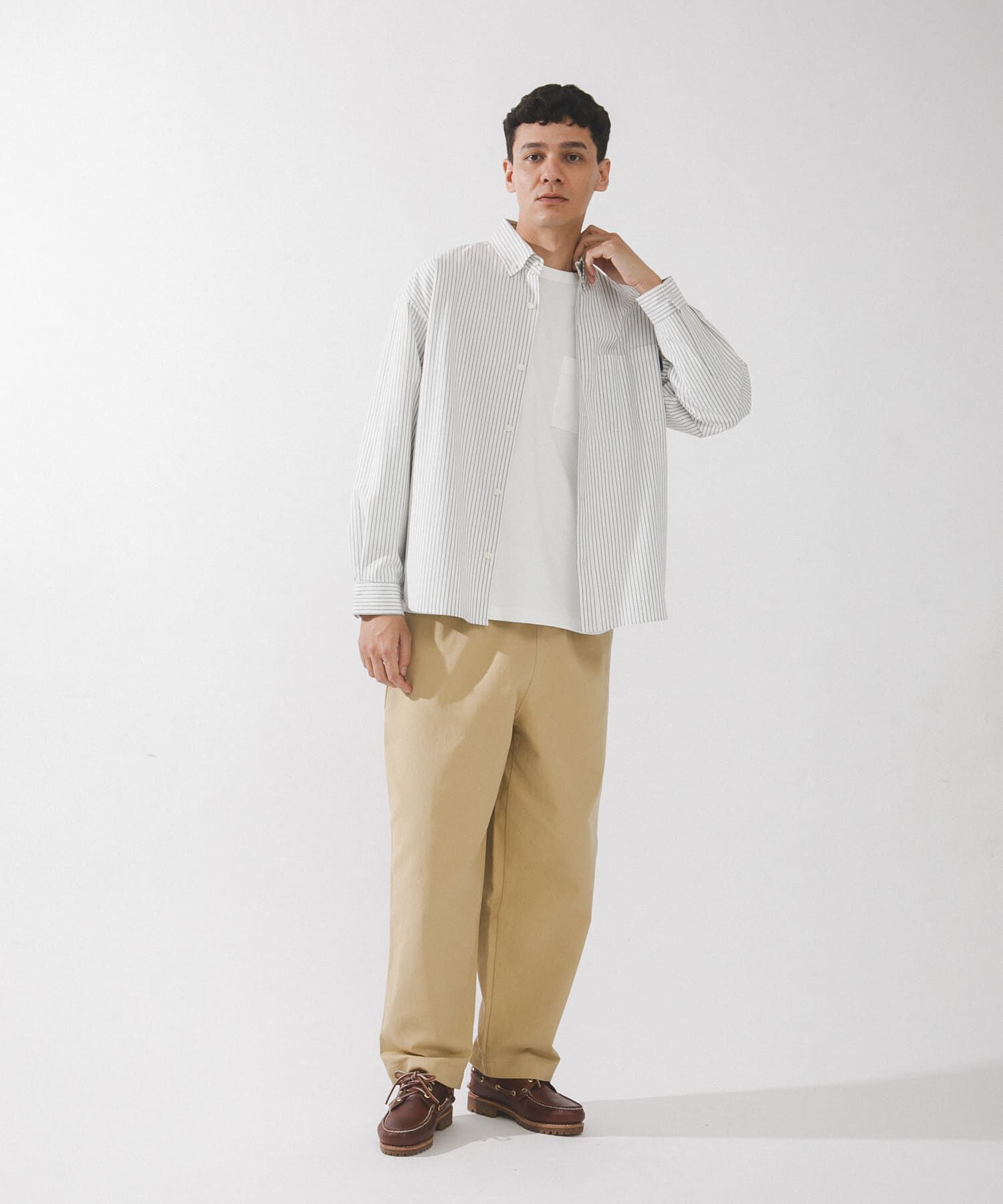 Sonny Label 「抗菌オックスボタンダウンオーバーシャツ」|シャツ・ブラウス|