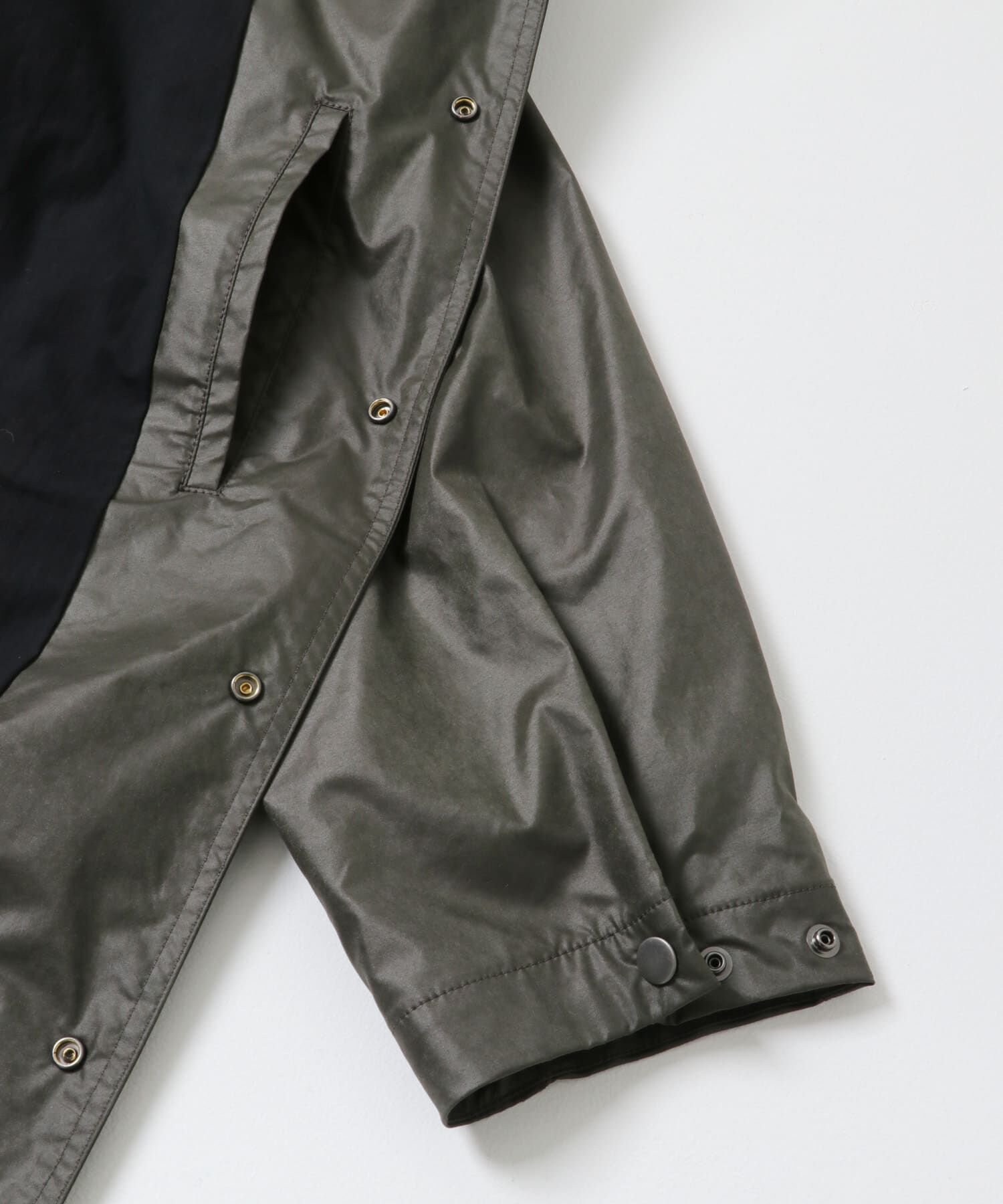 URBAN RESEARCH「NYLON HUNTING JACKET」|ノーカラーコート|