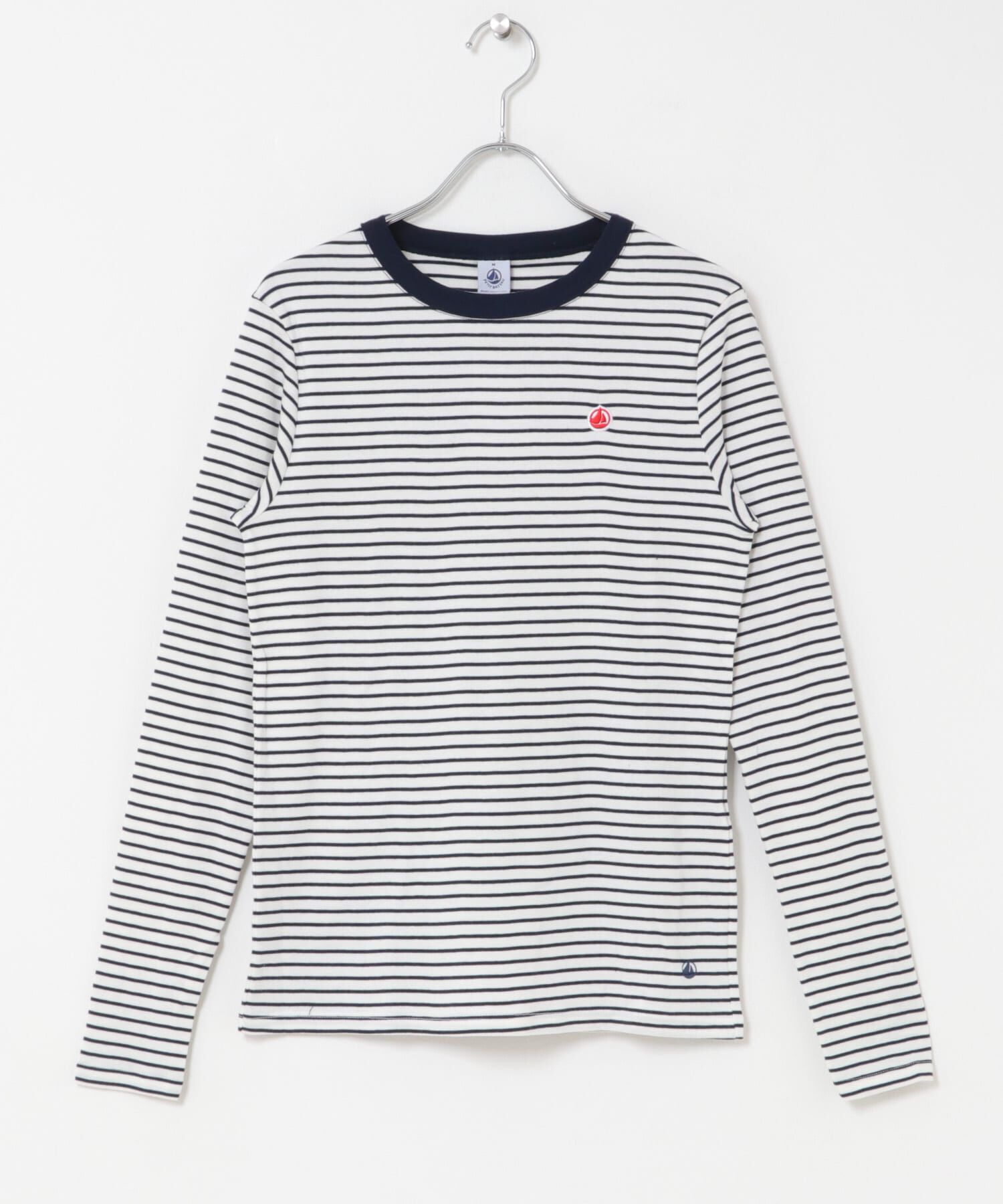 URBAN RESEARCH DOORS「『別注』PETIT BATEAU&times;DOORS　EMBROIDERYロングTシャツ ST」|Tシャツ・カットソー|