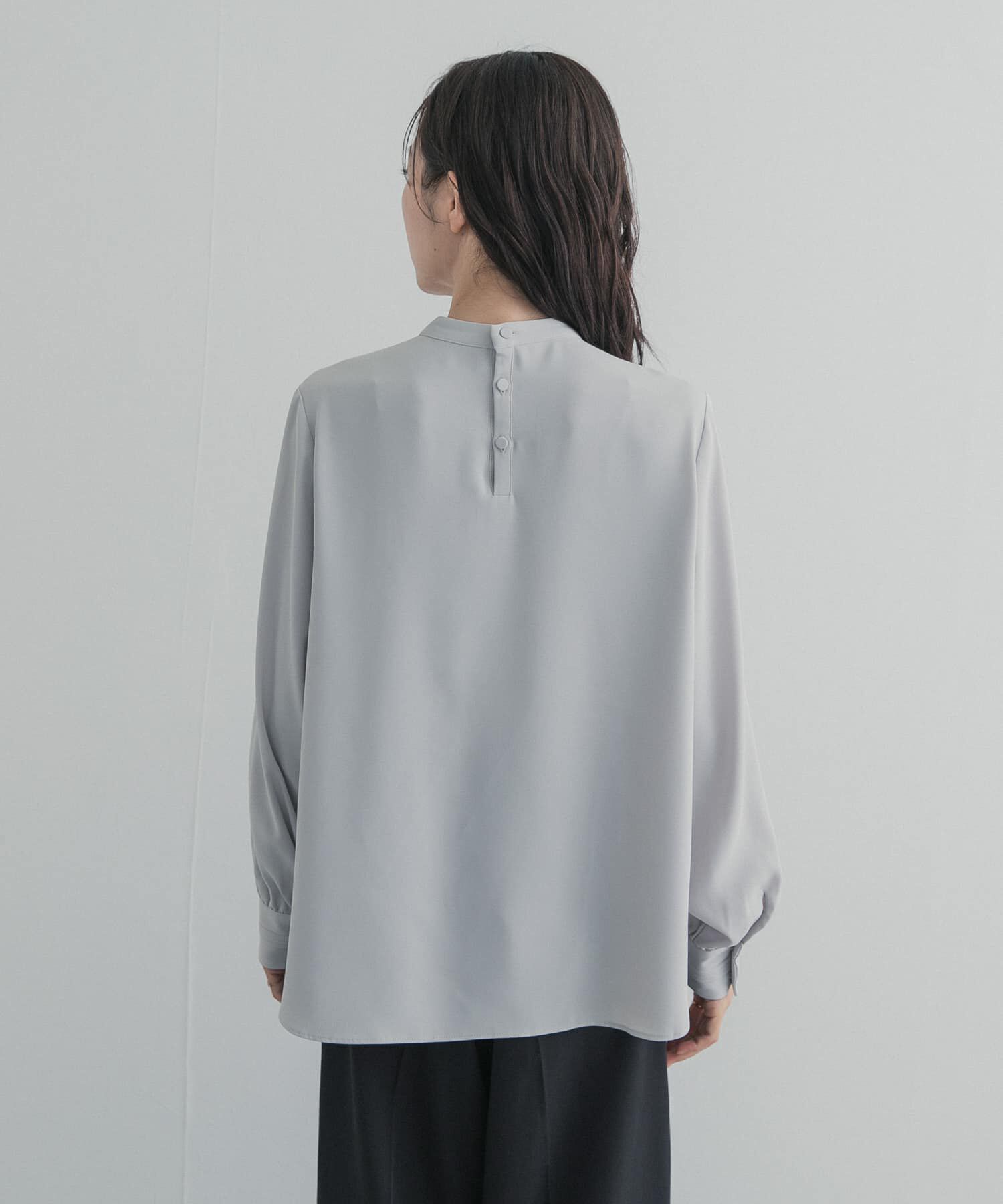 URBAN RESEARCH DOORS「『一部WEB限定カラー』リボンポイントタックブラウス」|シャツ・ブラウス|