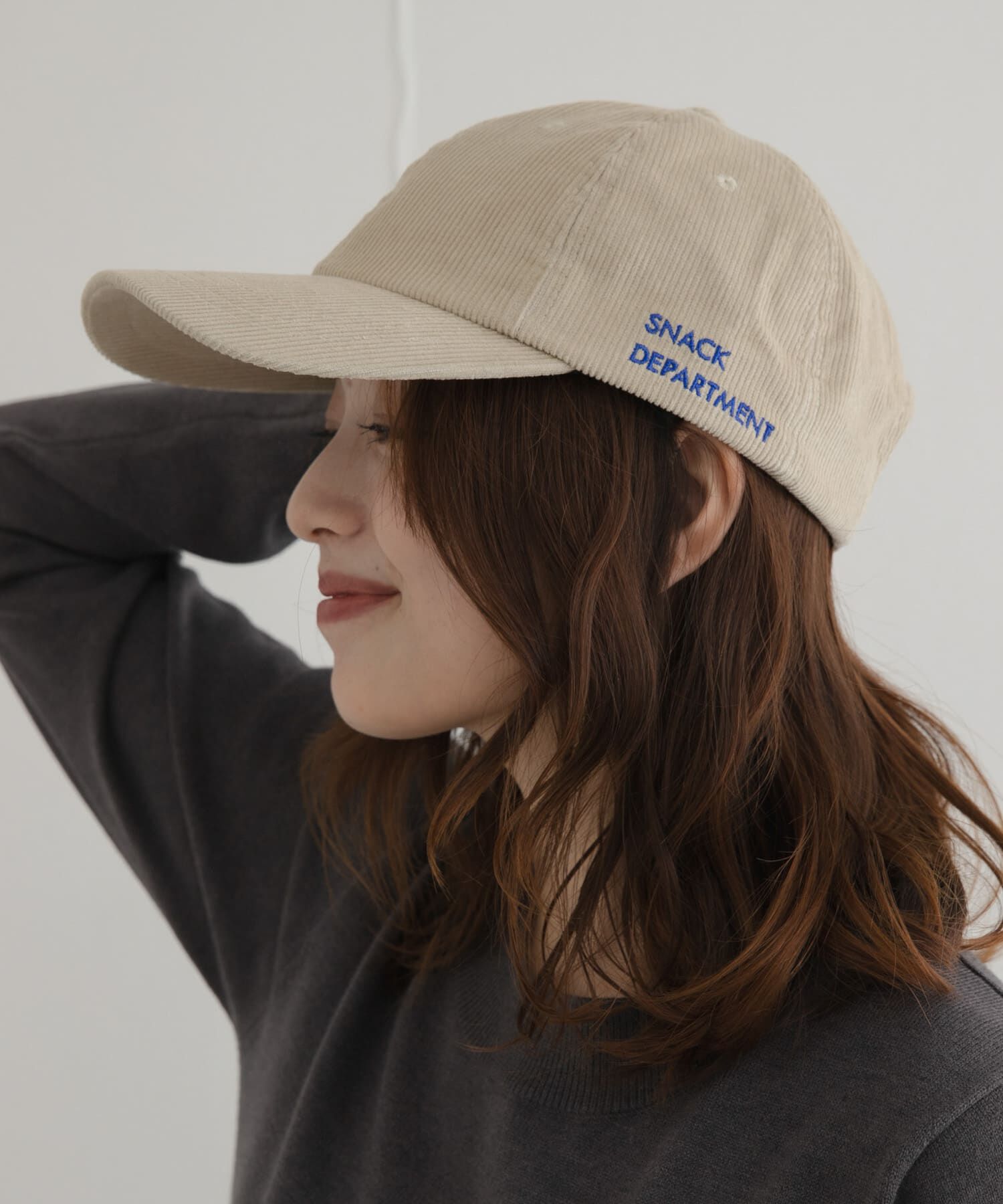 Sonny Label 「コーデュロイエンブロイダリーキャップ」|キャップ・キャスケット|アイボリー