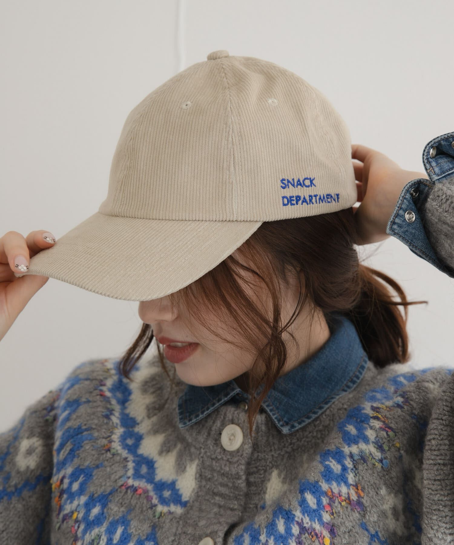 Sonny Label 「コーデュロイエンブロイダリーキャップ」|キャップ・キャスケット|